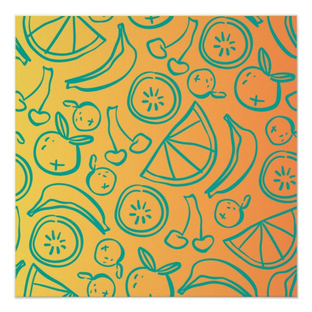Obst Poster (Vorderseite)