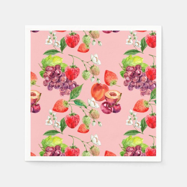 Obst Serviette (Vorderseite)