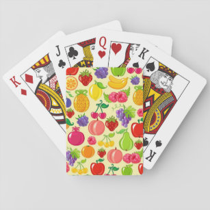 Obst Spielkarten