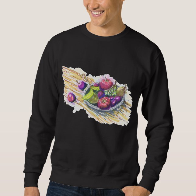 Obst Stillleben Sweatshirt (Vorderseite)