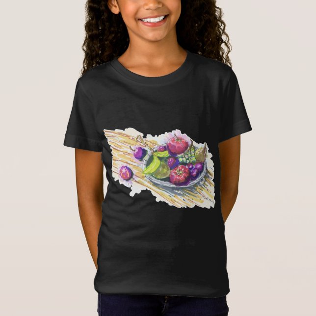 Obst Stillleben T-Shirt (Vorderseite)