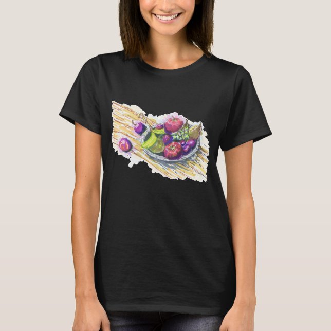 Obst Stillleben T-Shirt (Vorderseite)