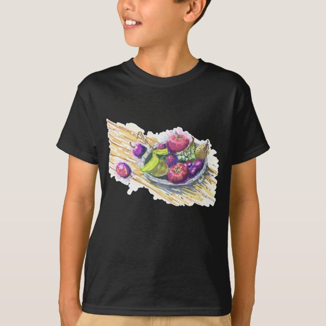 Obst Stillleben T-Shirt (Vorderseite)