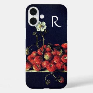 OBST, STRAWBERRIES UND STRASSENBURG-BLUME iPhone 16 PLUS HÜLLE