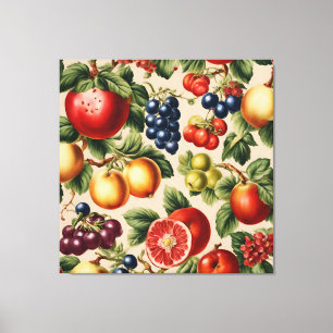 Obst und Blume aus dem Italienischen Garten Leinwanddruck