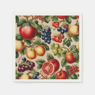 Obst und Blume aus dem Italienischen Garten Serviette