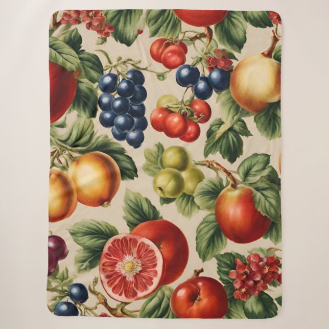 Obst und Blume aus dem Italienischen Garten Sherpadecke (Vorderseite)