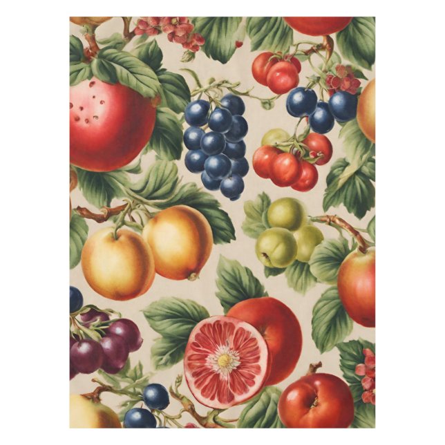 Obst und Blume aus dem Italienischen Garten Tischdecke (Vorderseite)