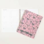 Obst und Blume Muster Blüten Blumenrosa CUSTOM Planer<br><div class="desc">Hallo ! Ich hoffe,  Ihnen gefällt dieses originale Kunstwerk-Design. Fügen Sie Ihren eigenen Text hinzu,  ändern Sie die Farben oder Schriftart,  um ihn zu personalisieren. Karo in meinem Shop für weitere Designs. Wenn du etwas Angewohntes willst,  lass mir bitte Bescheid.</div>