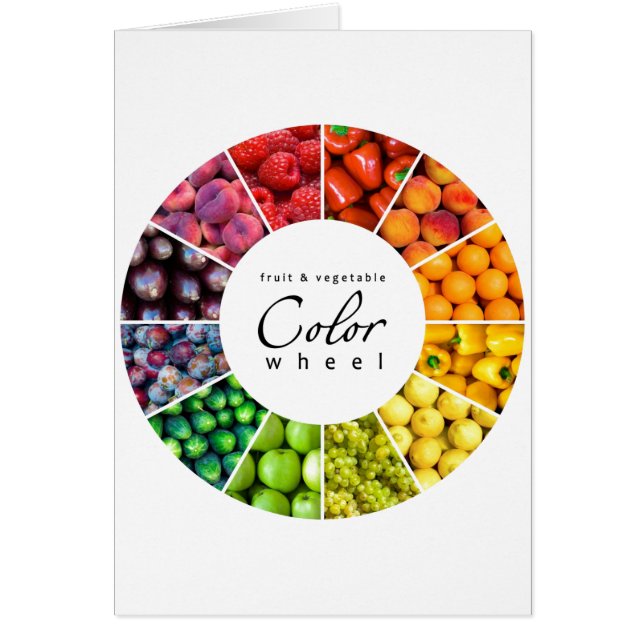 Obst- und Gemüse Farbrad (12 Farben) (Vorne)