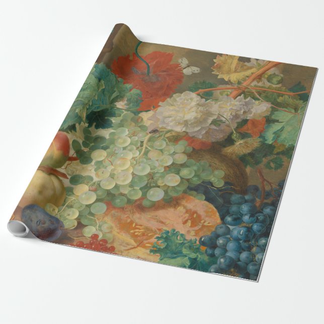 Obst und Gemüse in Farbe Geschenkpapier (Ungerollt)