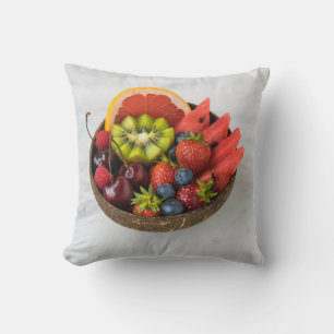 Obst und Gemüse in Farbe Kissen