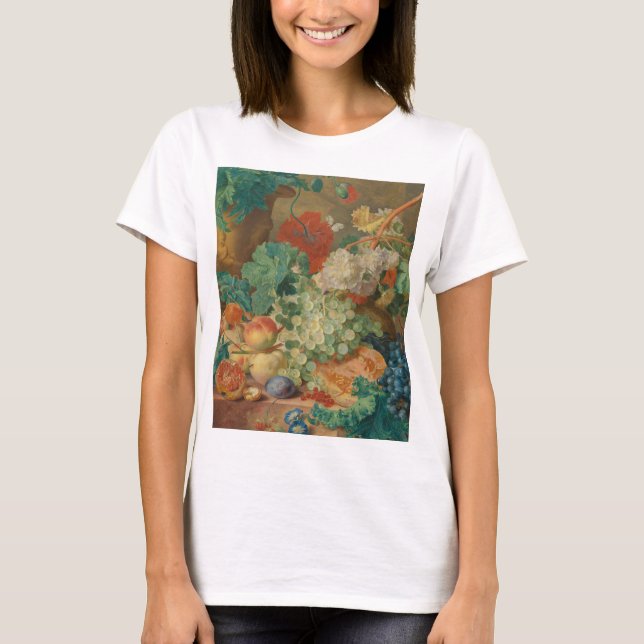 Obst und Gemüse in Farbe T-Shirt (Vorderseite)