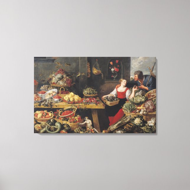 Obst und Gemüse Leinwanddruck (Vorderseite)