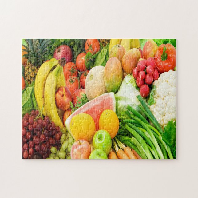 Obst und Gemüse Liebhaber des Puzzles (Horizontal)