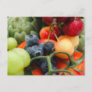 Obst und Gemüse Postkarte