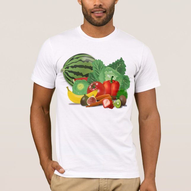 Obst und Gemüse T-Shirt (Vorderseite)