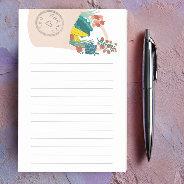 Obst und Gemüse Tasche Lebensmittelgeschäft Post-it Klebezettel (Fruit & Veggies Spilled Tote Grocery Shopping List Post-it Notes
)