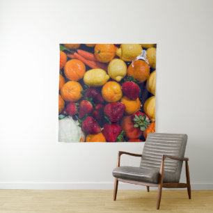 Obst und Gemüse Wandteppich