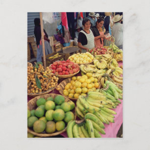 Obst- und Gemüsehalle Postkarte