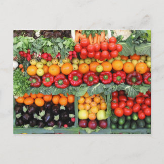 Obst und Lebensmittel Postkarte 20
