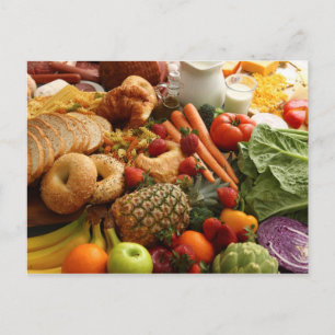 Obst und Lebensmittel Postkarte 76
