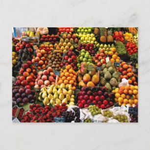 Obst und Lebensmittel Postkarte 96