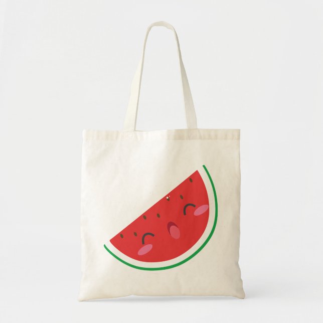 Obst, Wassermelone, niedlich Tragetasche (Vorne)