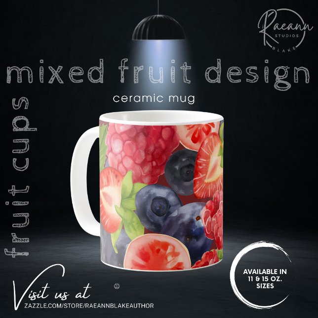 Obstaufschnitte - Keramik der Mischung Kaffeetasse (Von Creator hochgeladen)