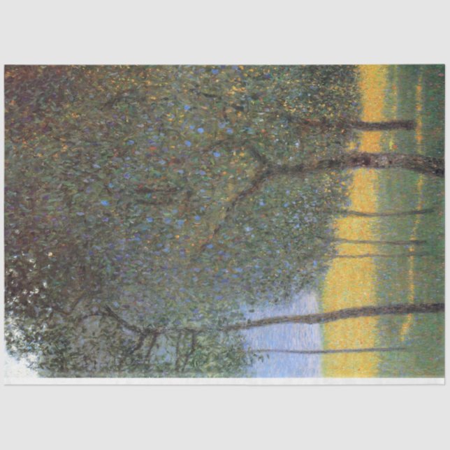 Obstbäume, Gustav Klimt Seidenpapier (Vorderseite)