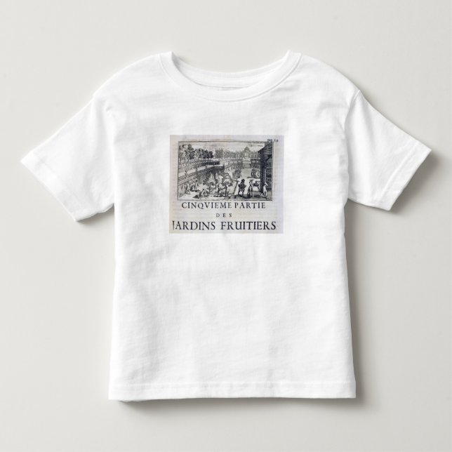 Obstbäume, von 'Le Parfait Jardinier pflanzen, Kleinkind T-shirt (Vorderseite)