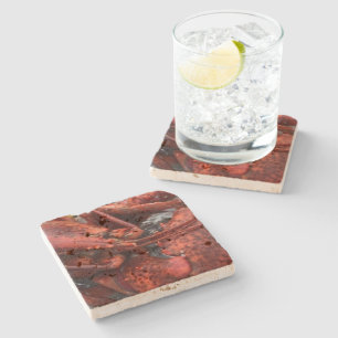 OBSTER SEAFOOD SHELLFOOD Stone Untersetzer