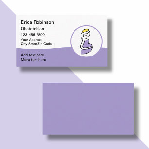 Obstetriker Gynäkologe Modern Business Cards Visitenkarte