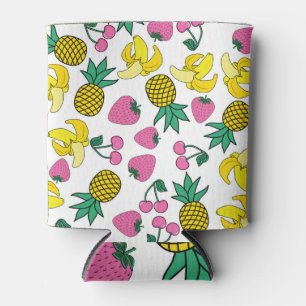 Obstfiesta: Bananen, Ananas, Erdbeeren Dosenkühler