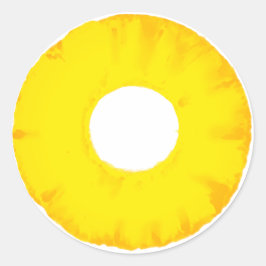 Obstgarnsticker - Ananas Runder Aufkleber