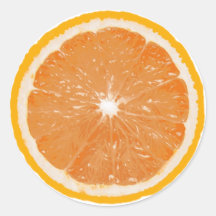 Obstgarnsticker - Orange