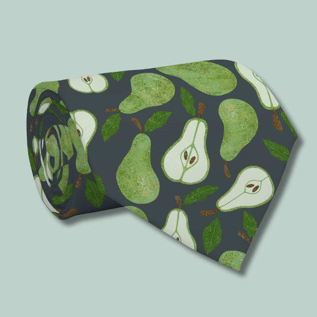 Obstgarten Birnen Fruchtmuster Krawatte (Orchard Pear Fruit pattern tie)