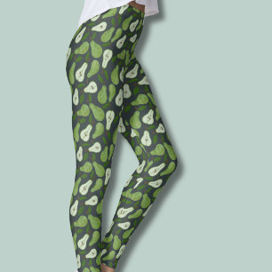 Obstgarten-Birnen-Fruchtmuster Leggings