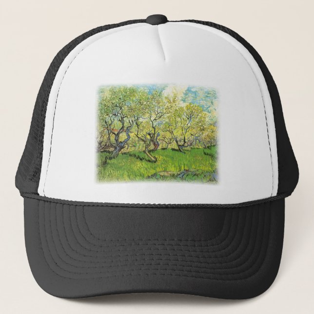 Obstgarten Blossom Van Gogh, Kopie Truckerkappe (Vorderseite)
