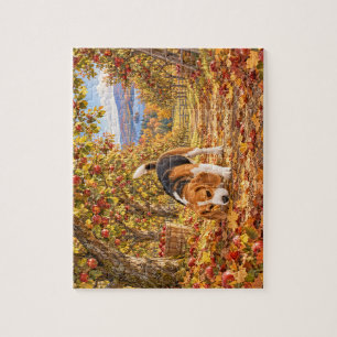 Obstgarten-Explorer Herbst-Beagle-Puzzle