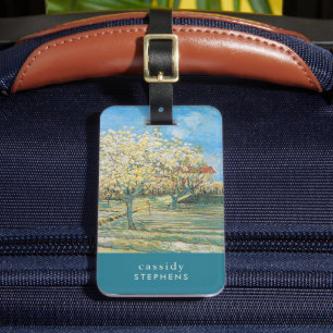 Obstgarten in Blossom   Vincent van Gogh Gepäckanhänger