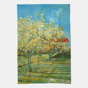 Obstgarten in Blüte von Vincent van Gogh Geschirrtuch