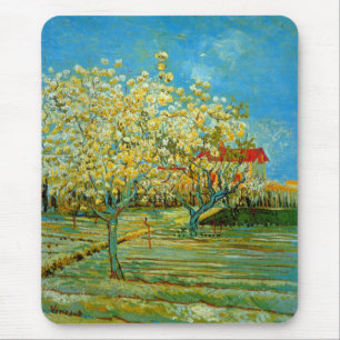 Obstgarten in Blüte von Vincent van Gogh Mousepad