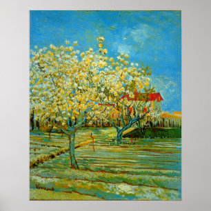 Obstgarten in Blüte von Vincent van Gogh Poster