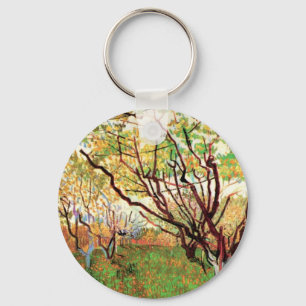 Obstgarten in Blüte von Vincent van Gogh Schlüsselanhänger