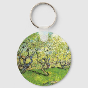 Obstgarten in Blüte von Vincent van Gogh Schlüsselanhänger