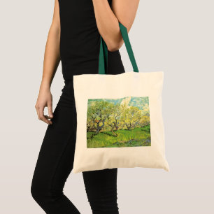 Obstgarten in Blüte von Vincent van Gogh Tragetasche