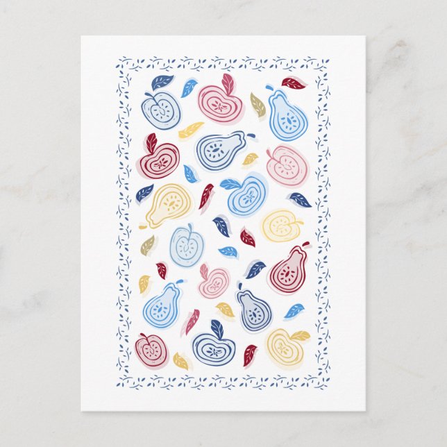 Obstgarten-Träume Ankündigungspostkarte (Vorderseite)