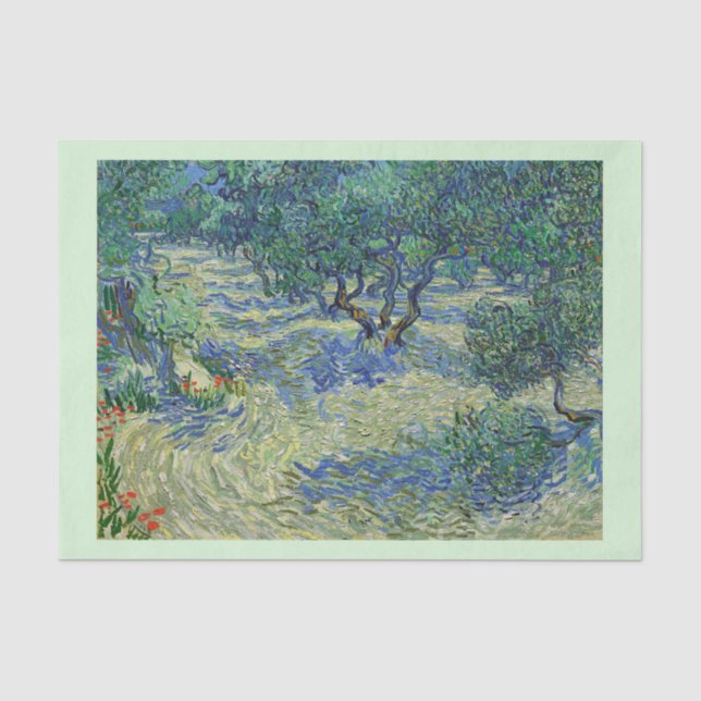 Obstgarten, Vincent van Gogh Seidenpapier (Vorderseite)