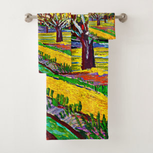 Obstgarten, von den Zypressen Vincent Van Gogh beg Badhandtuch Set